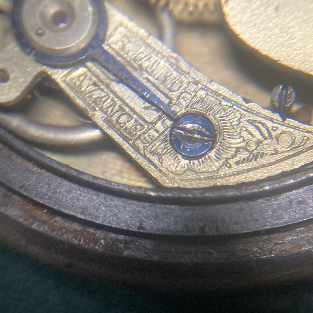 Часы карманные дореволюционные. Медные.