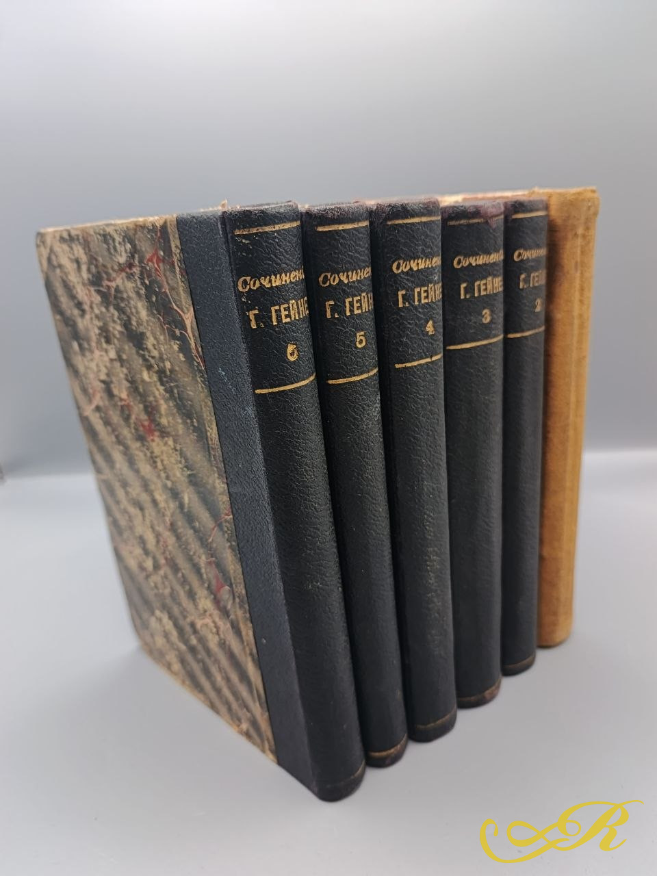 КНИГИ 1904 года Полное собрание сочинений Генрих Гейне в 6 томах 