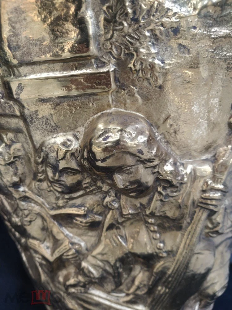 Подставка для зонтов, бронза с золочением, высота 73 см