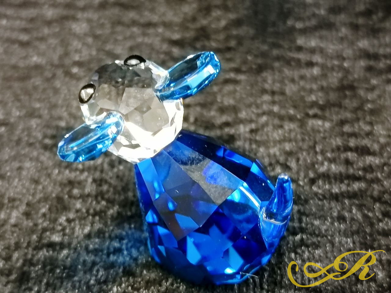  Swarovski мышонок. Оригинальная хрустальная фигурка. Клеймо. В-2,5 см. Ш-3 см. 
