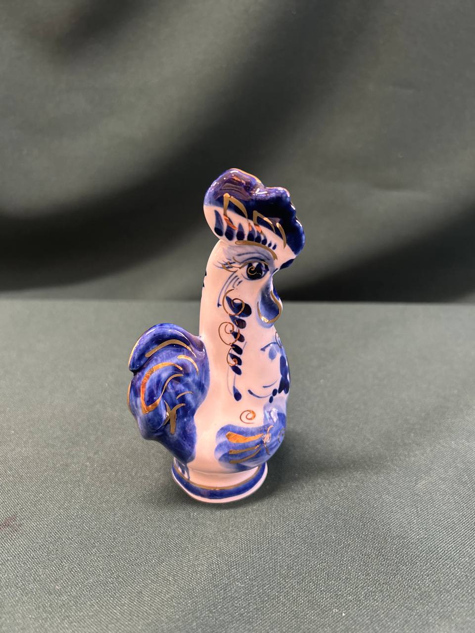 Статуэтка "Петушок", ХХ в. Гжель.