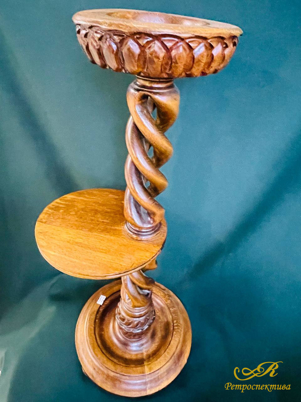 Консоль для цветов, 19 век, дуб