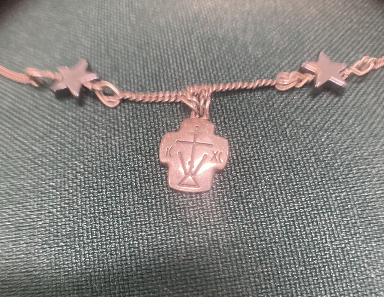 Цепочка с подвесками, серебро , вставки гематит.40 см.