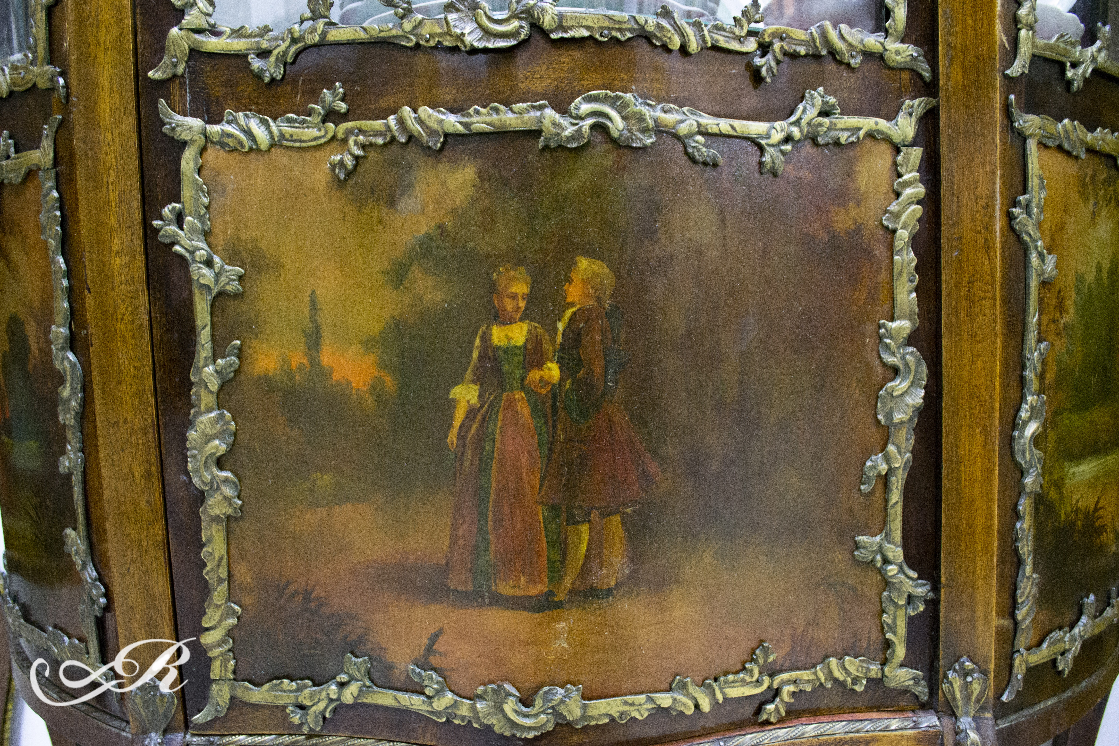 Витрина в стиле Людовика XV - го, Европа, ХIХ век.