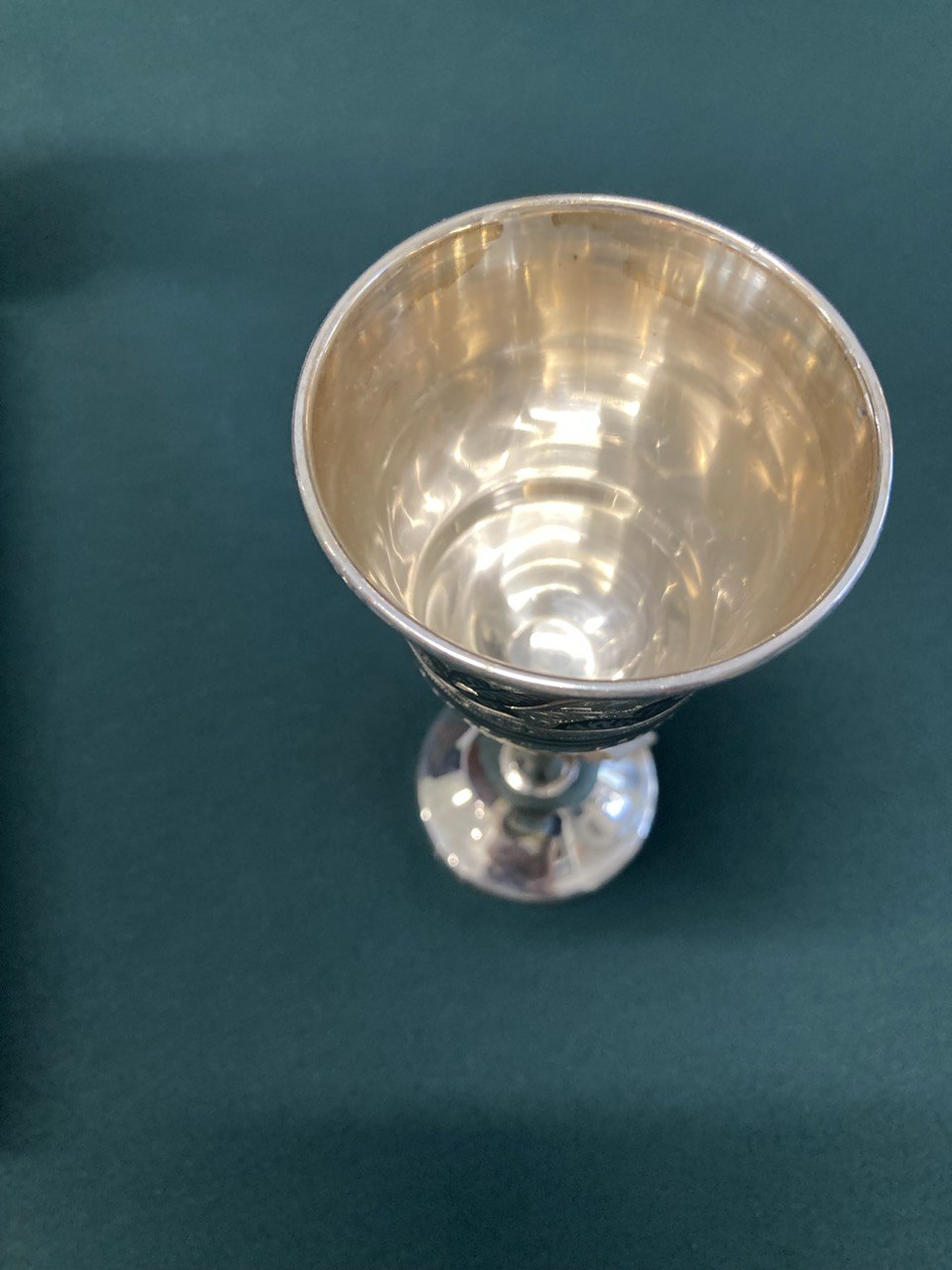 Рюмки Кубачи серебро 875 пр., 175 гр. 50Мл,. оригинальная коробка