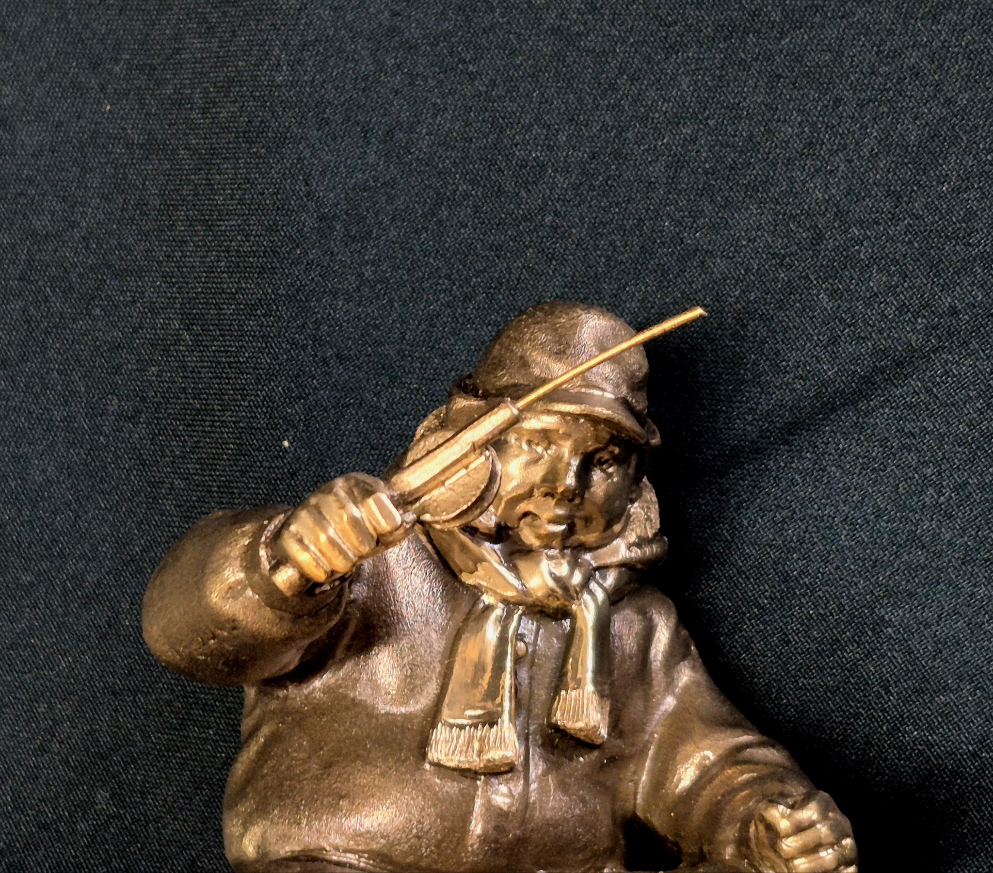 Скульптура "Рыбак". Бронза