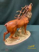 Фарфоровая фигурка " Олень" Германия. Винтаж.