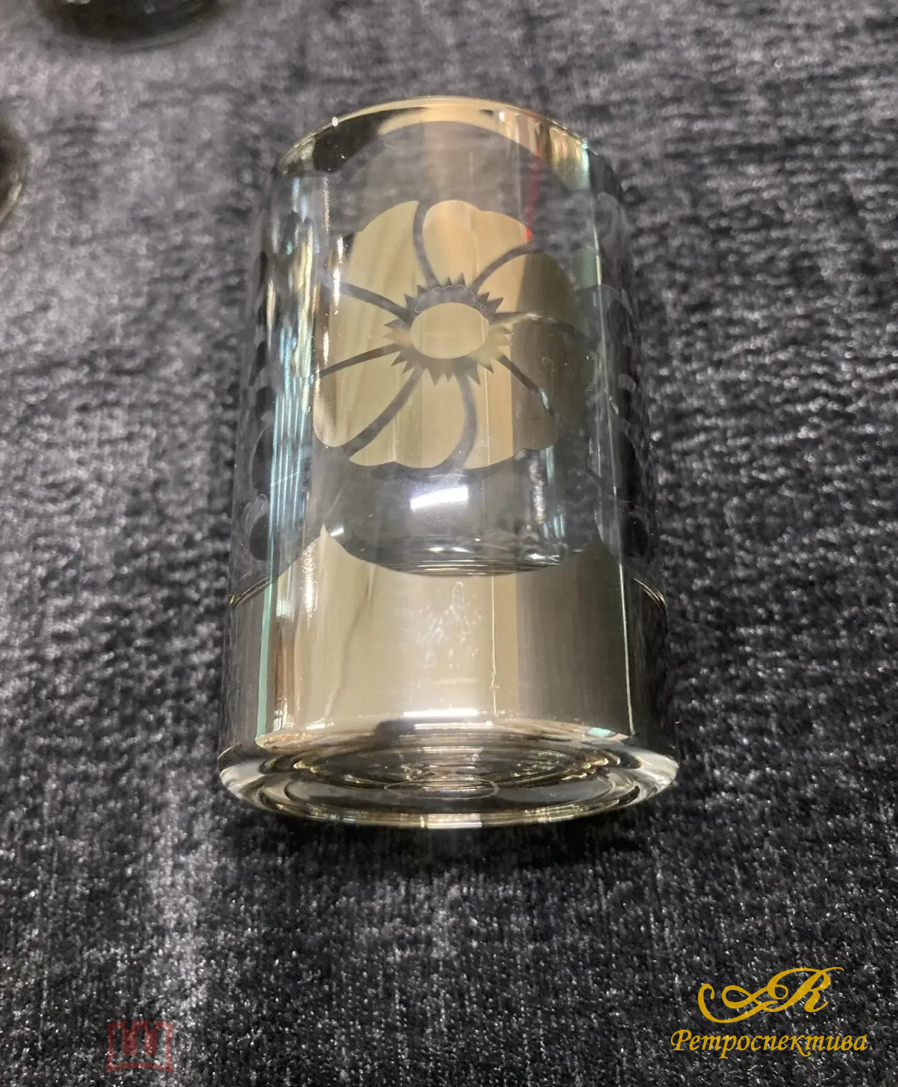 Стеклянные рюмки с толстым дном. 6 шт.СССР.