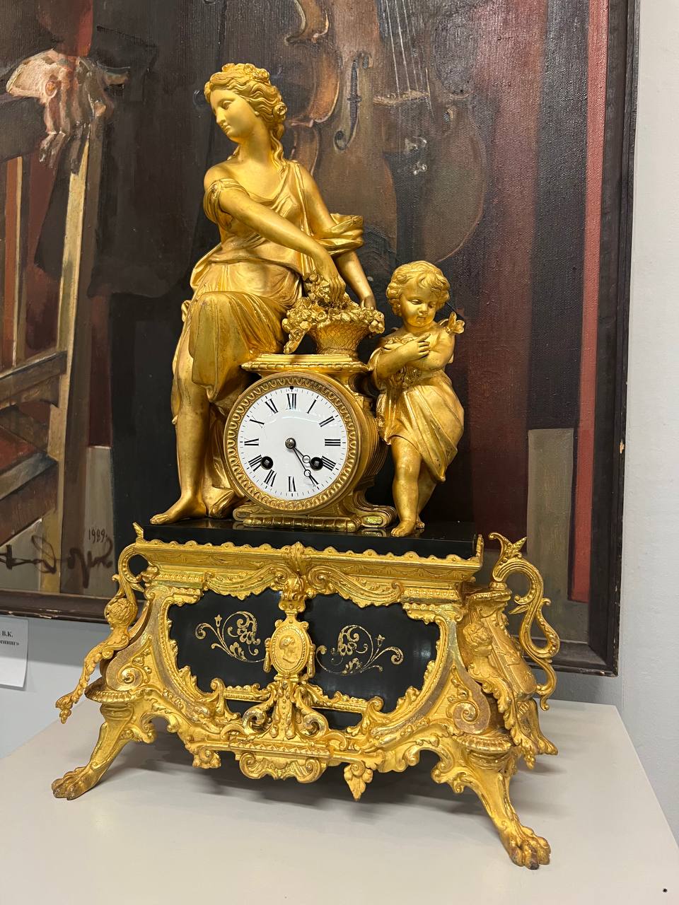 Каминные часы с боем FRUNFAUT,Фран ция 19 век .