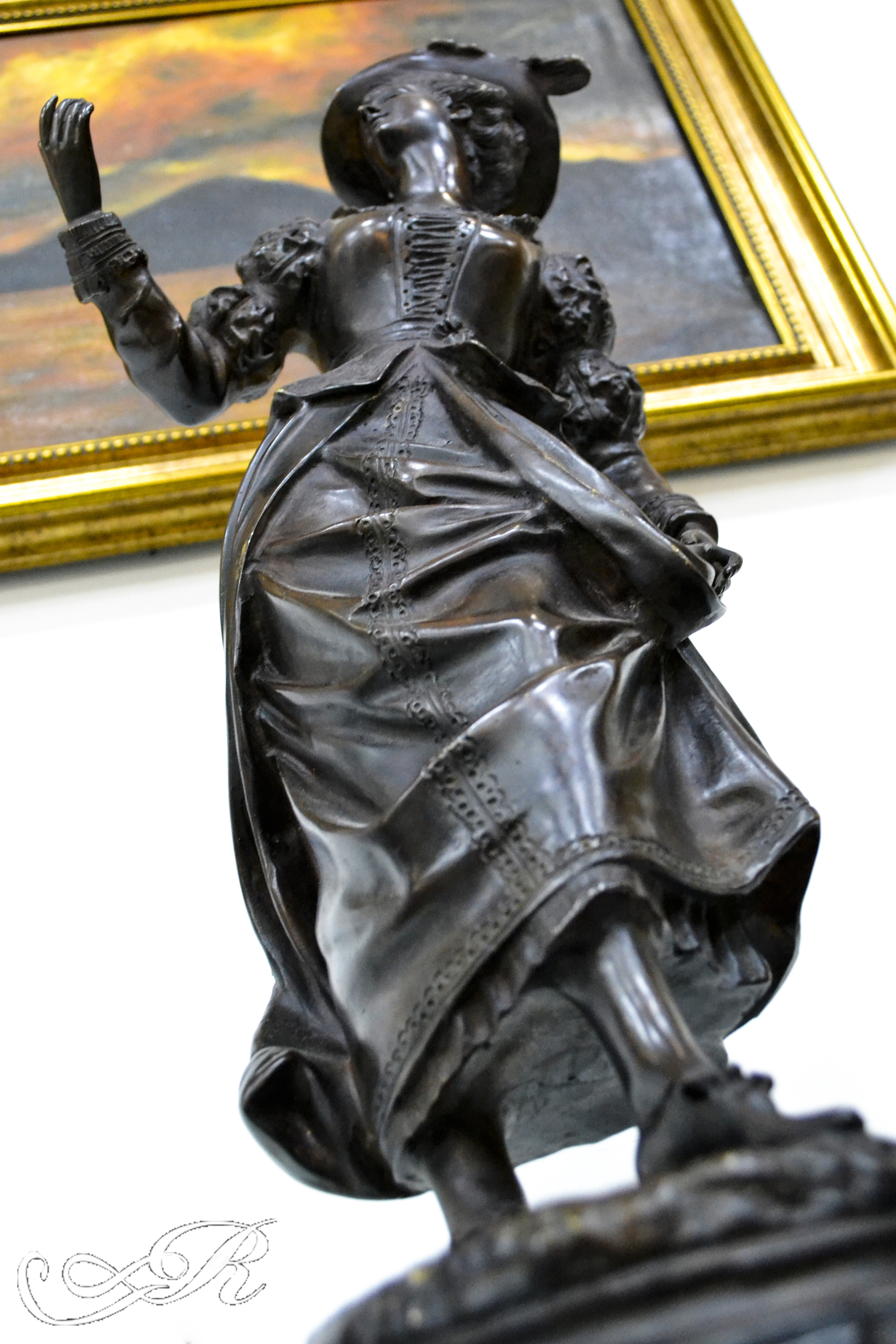 Скульптура «Фрейлина Королевы», Франция, XIX в.