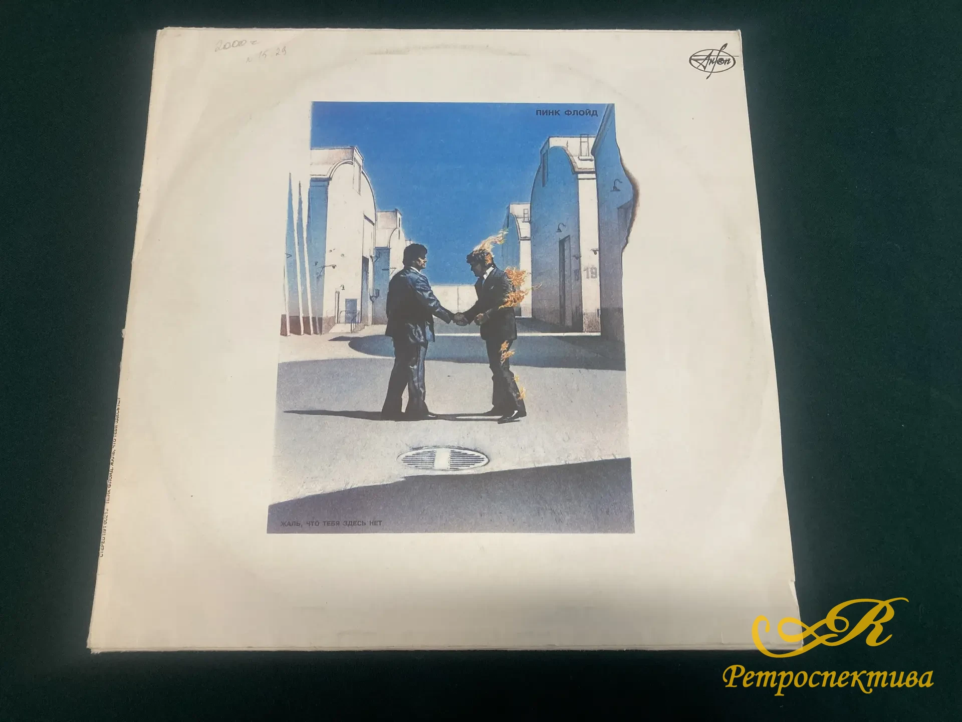 Пластинки 2 шт. Пинк Флойд " Жаль, что тебя здесь нет" и " Delicate Sound of Thunder".