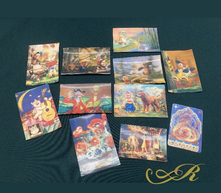 Календарики 3D объемные. 1984- 1991 г.г.