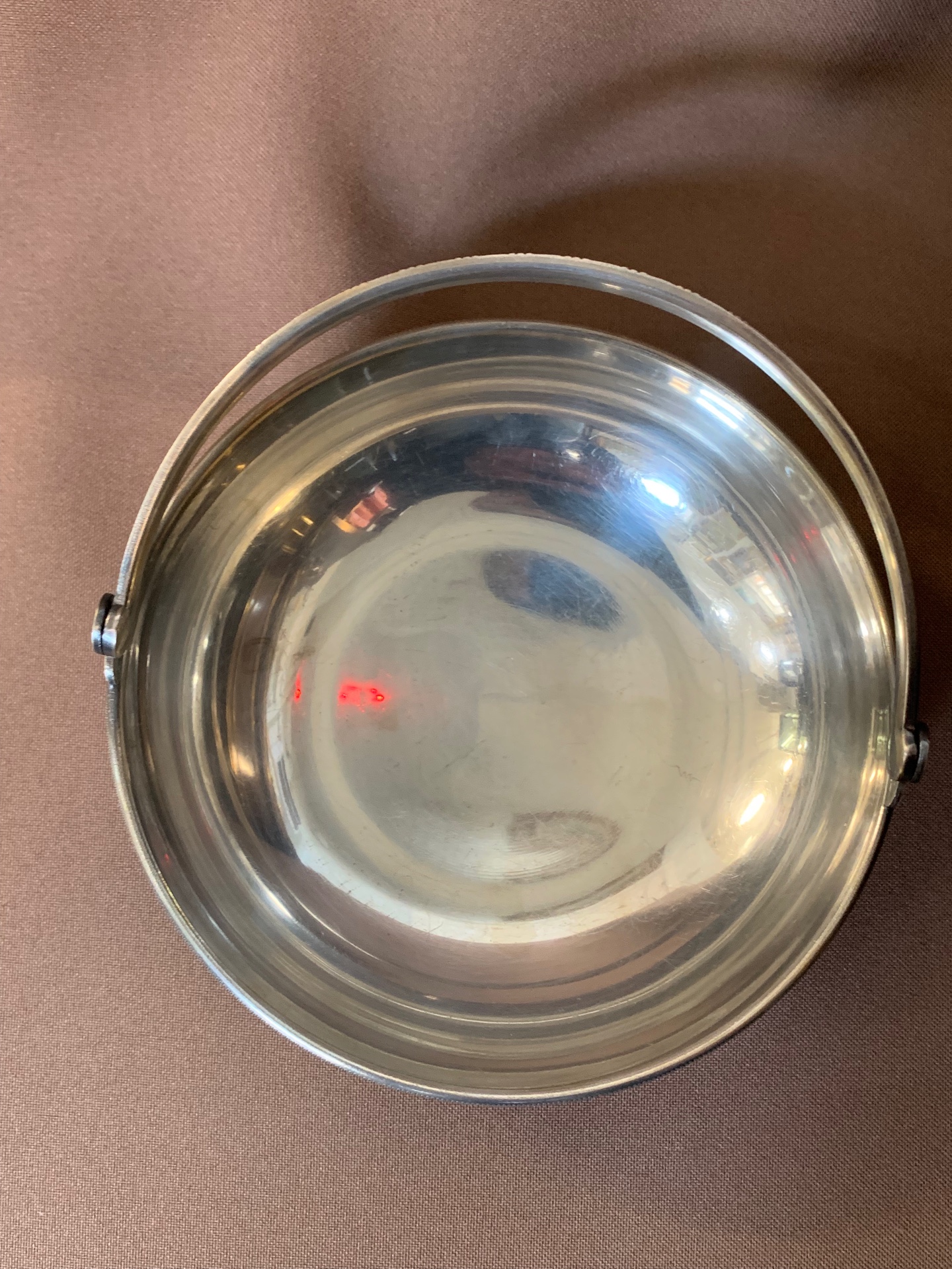 Конфетница , мельхиор, диаметр 12 см