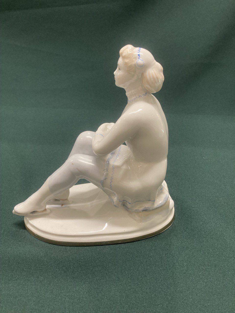 Фигуристка, конькобежка. ЛФЗ.Высота 17см