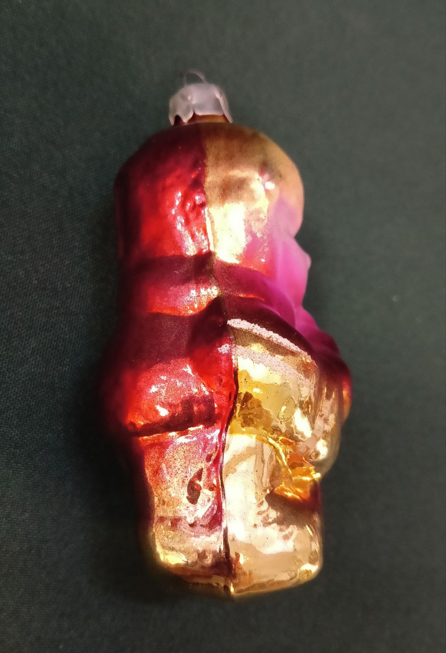 Елочная игрушка «Хоккеист», 9х4,5 см, редкая