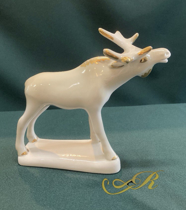 Статуэтка "Лось", СССР, сер. ХХ в.