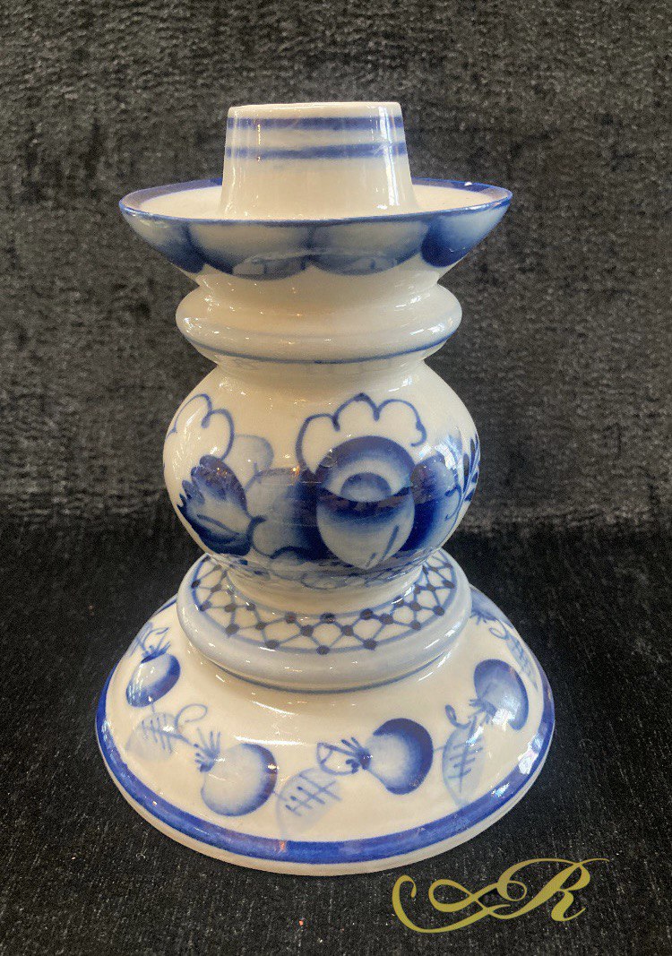 Фарфоровый подсвечник, СССР, сер. ХХ в.