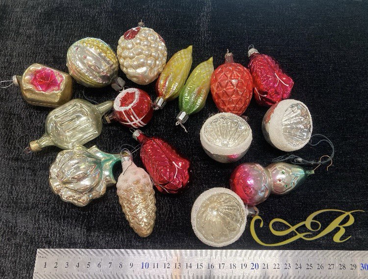 Игрушки елочные из СССР.