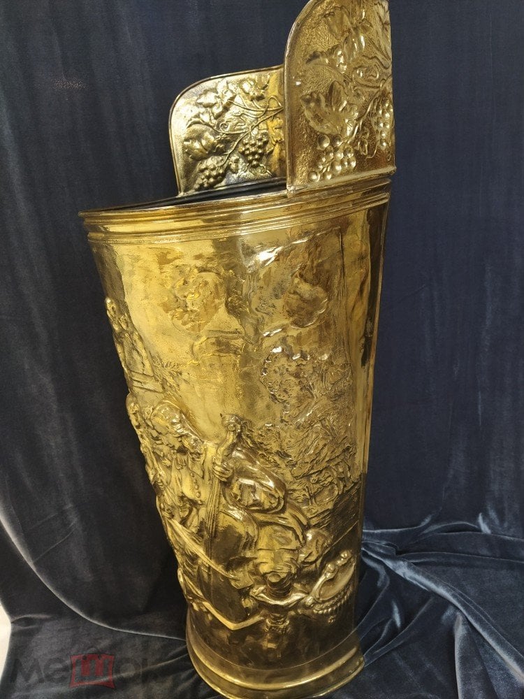 Подставка для зонтов, бронза с золочением, высота 73 см