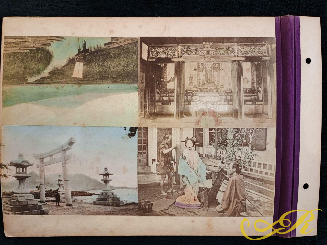  Старинная фотография (альбуминовый отпечаток)  конца XIX века,  Ш-32см, В-22,5