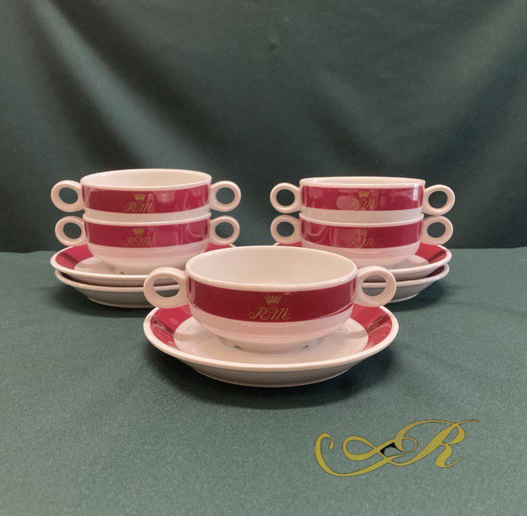 Фарфоровые суповые чаши. Компания Schonwald. Германия.