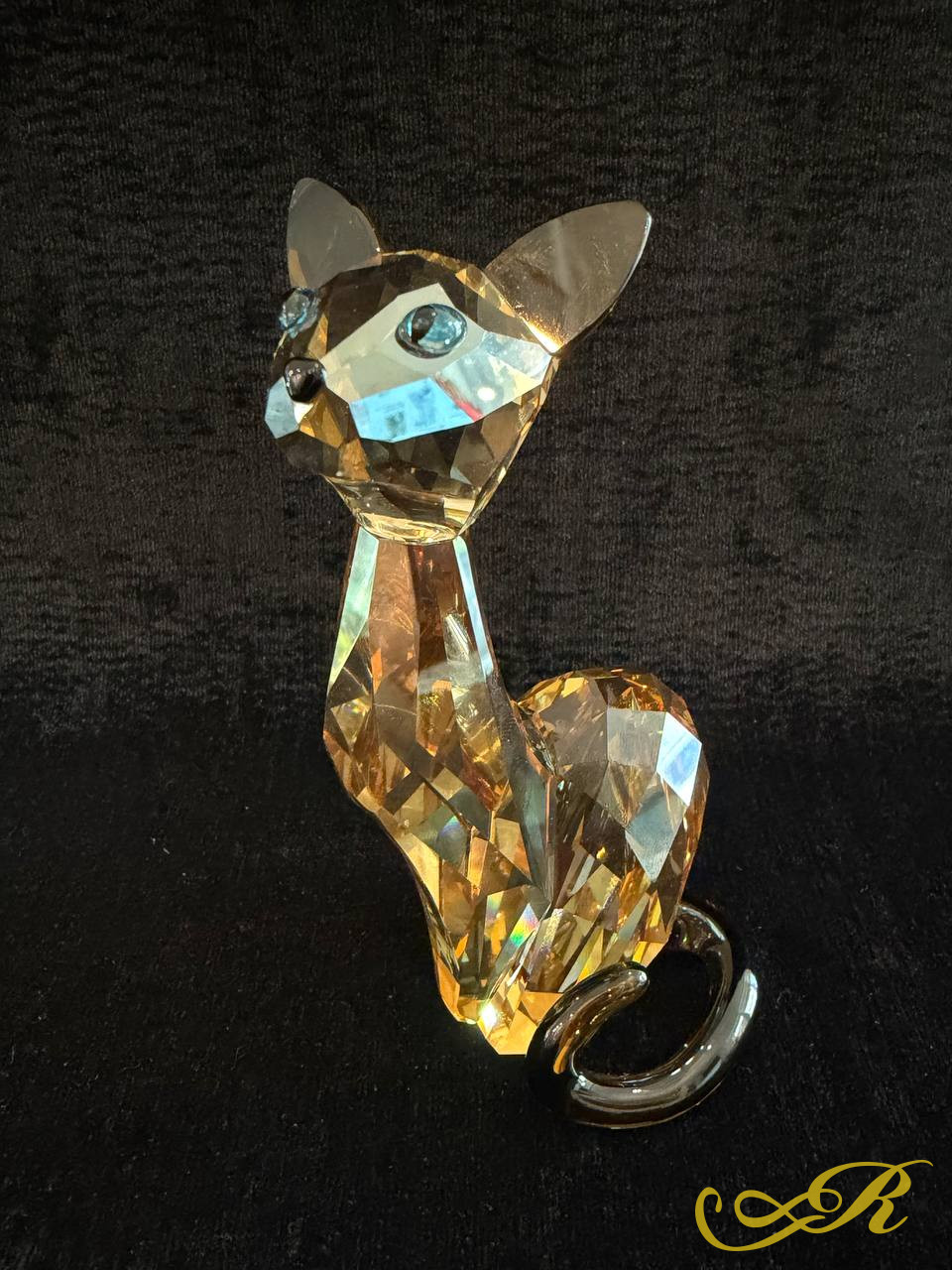 Swarovski «Кошка» — оригинальная хрустальная фигурка Swarovski с клеймом