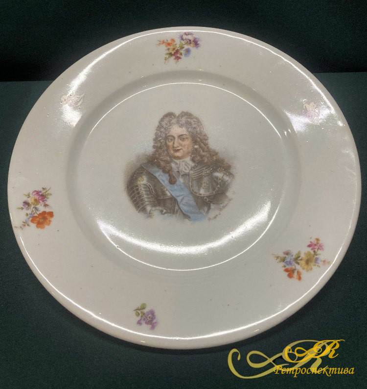 Фарфоровая тарелка декоративная. Германия. Мейсенский фарфор. До 1917 г.