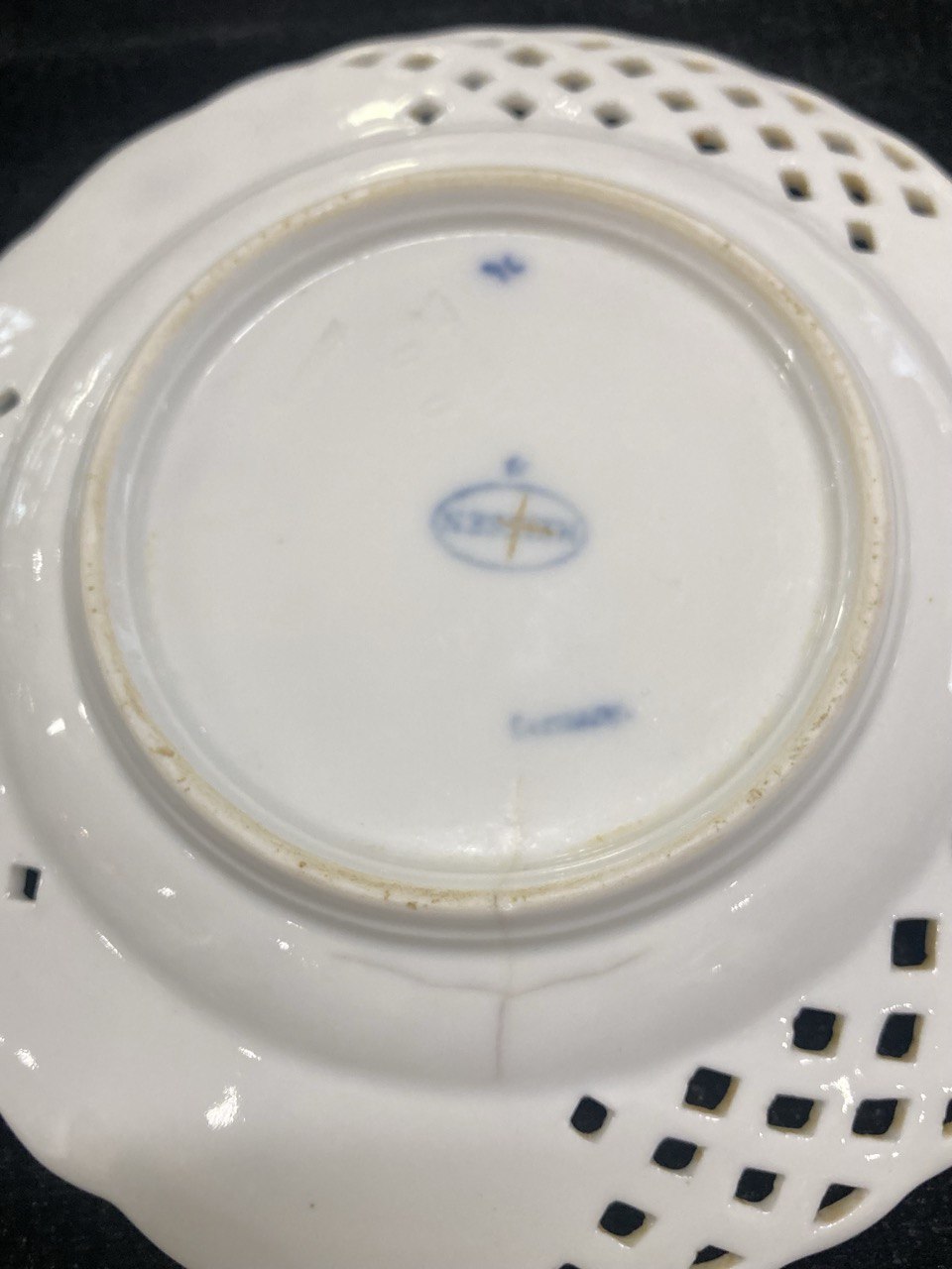 Блюдца. 6 шт. Мейсенский фарфор.