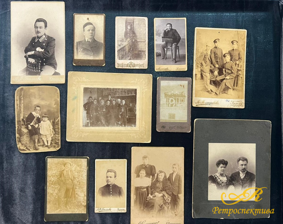 Архив старинных фотографий - Мухтаров Ахмет Галеевич — учитель в г. Казань, XIX- нач. XX вв, 12 фото