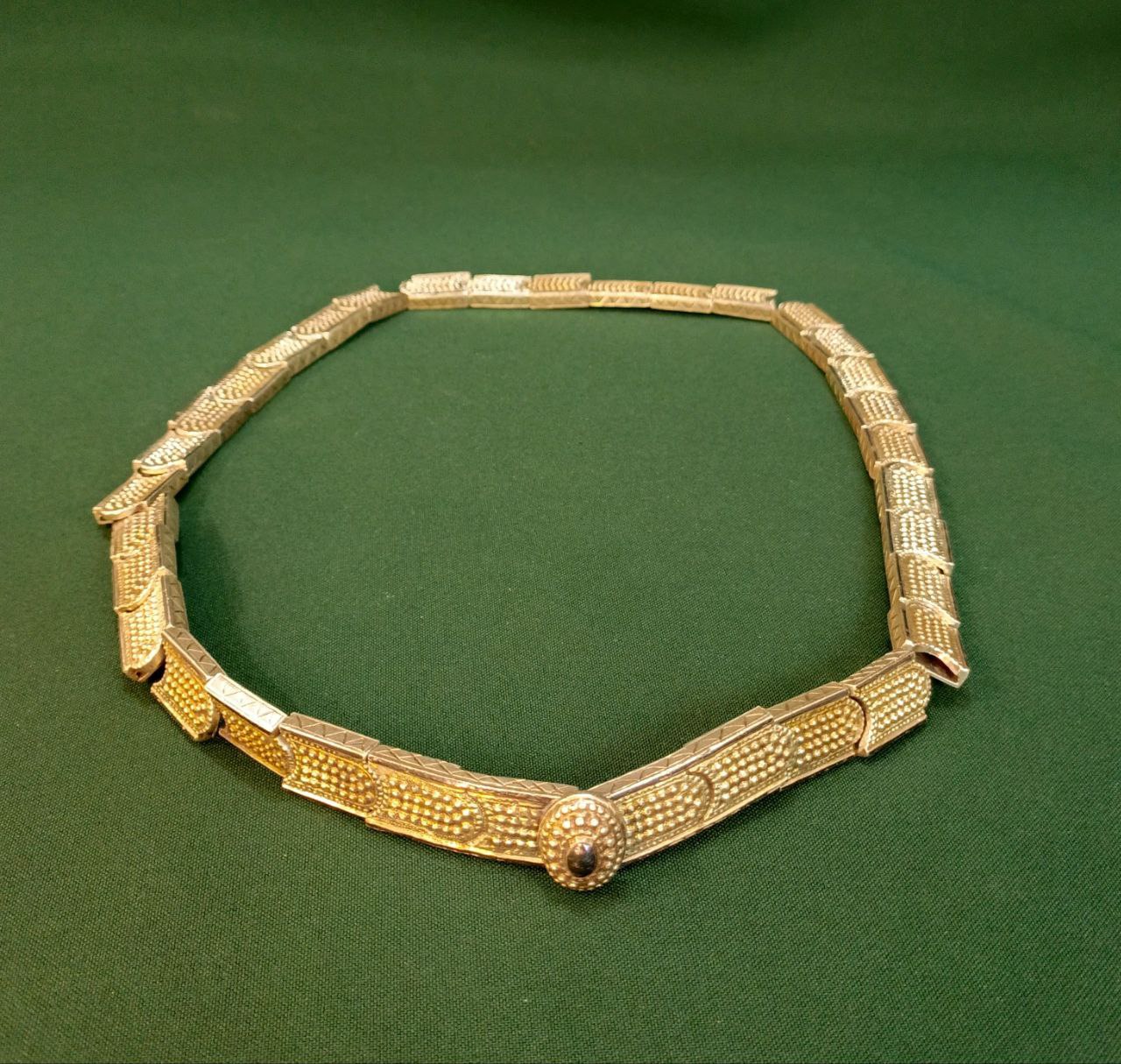 Пояс Серебро XIX- нач.ХХ века Царская Россия, 66см, 332гр