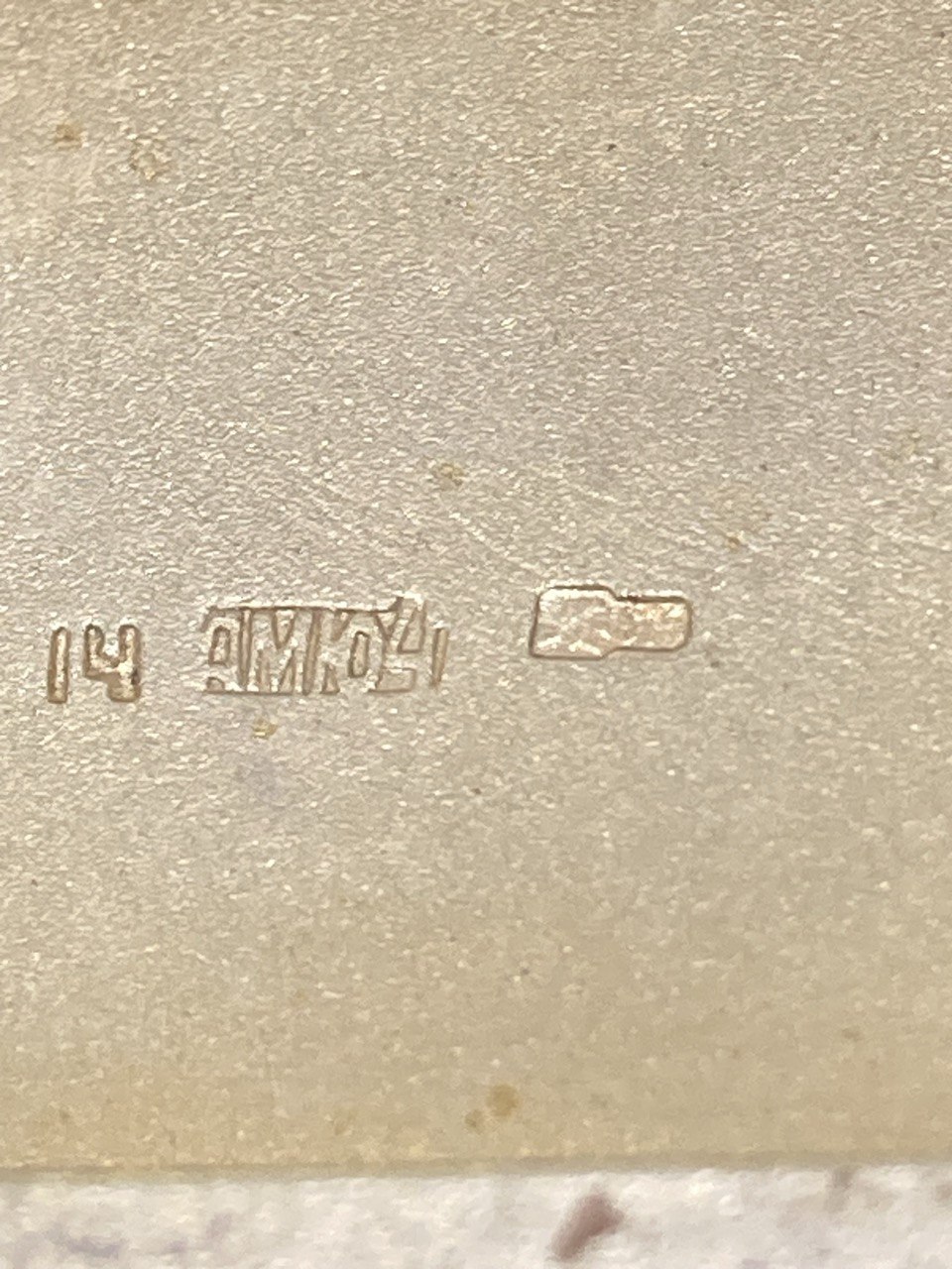 Портсигар серебряный.