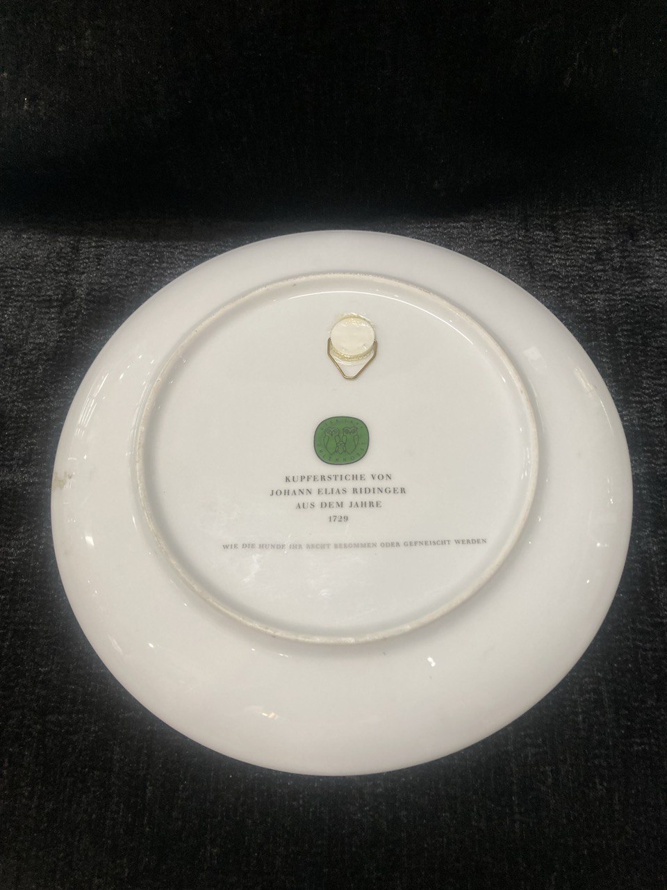 Тарелка декоративная. Фарфор, деколь. Германия.