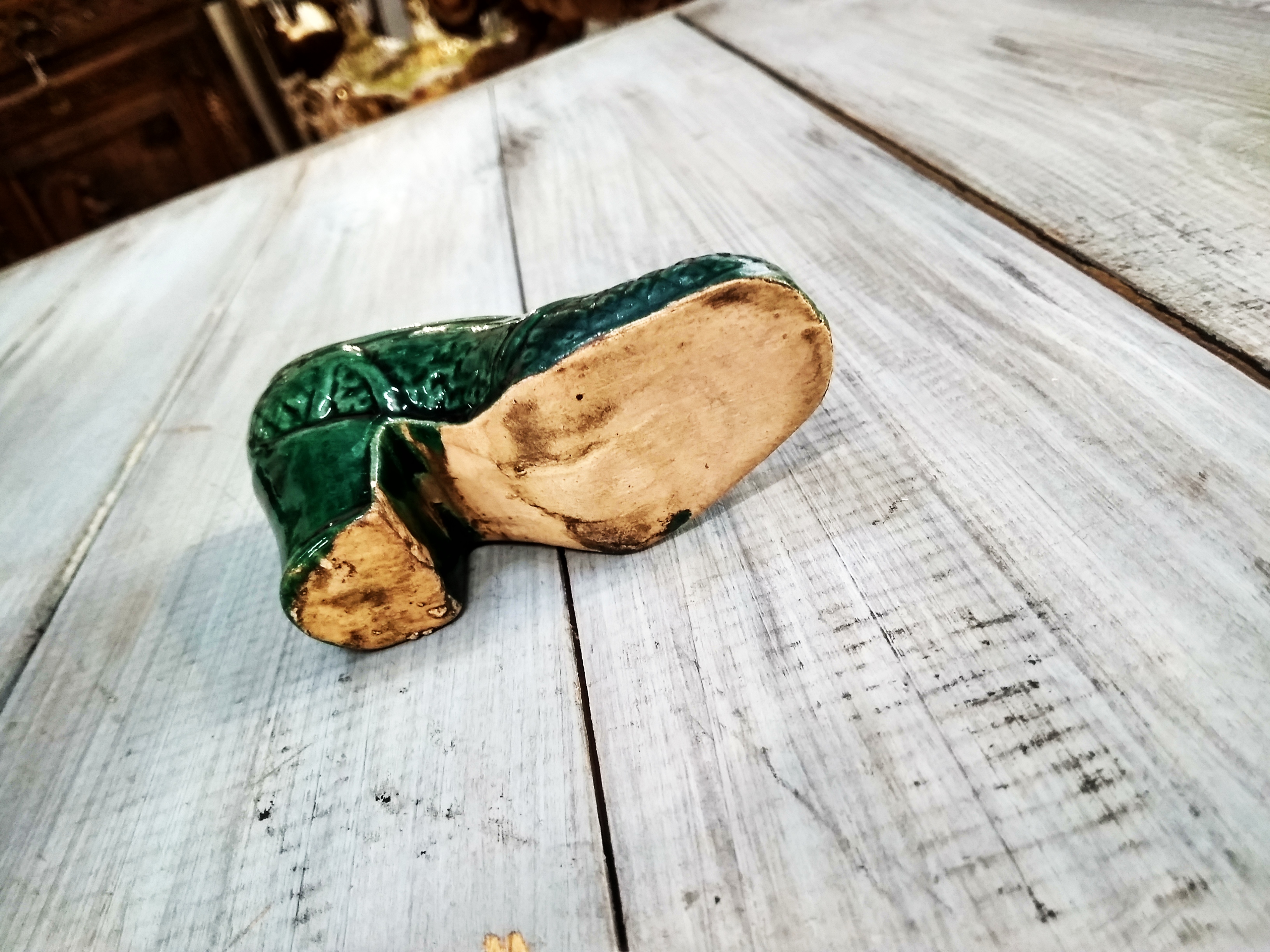 Керамическая туфелька Майолика.