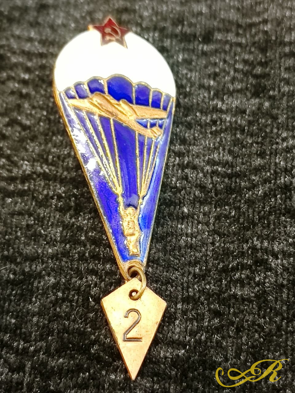 нагрудный знак парашютиста СССР 1960-1980-х годах