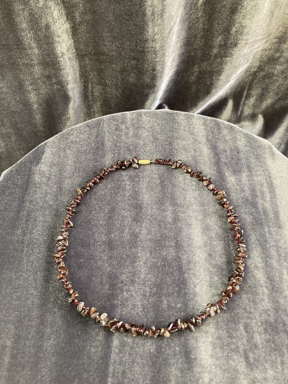 Бусы гранат  49 см.50гр.