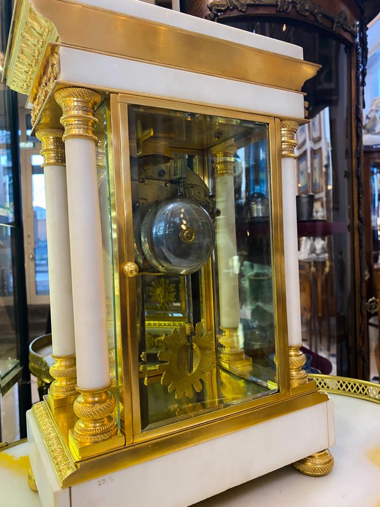 Часы настольные в стиле Ампир (Empire), Франция, XIX в.