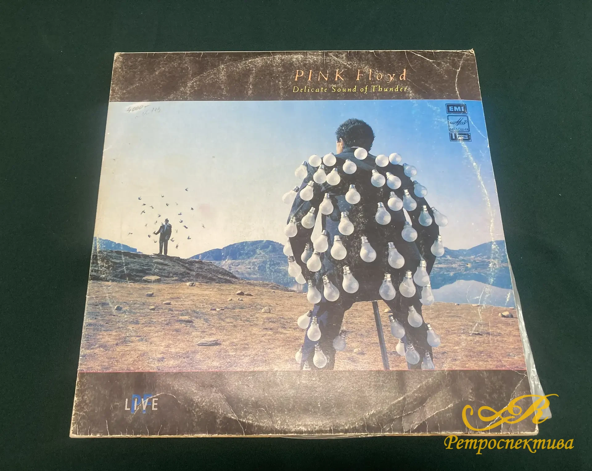 Пластинки 2 шт. Пинк Флойд " Жаль, что тебя здесь нет" и " Delicate Sound of Thunder".