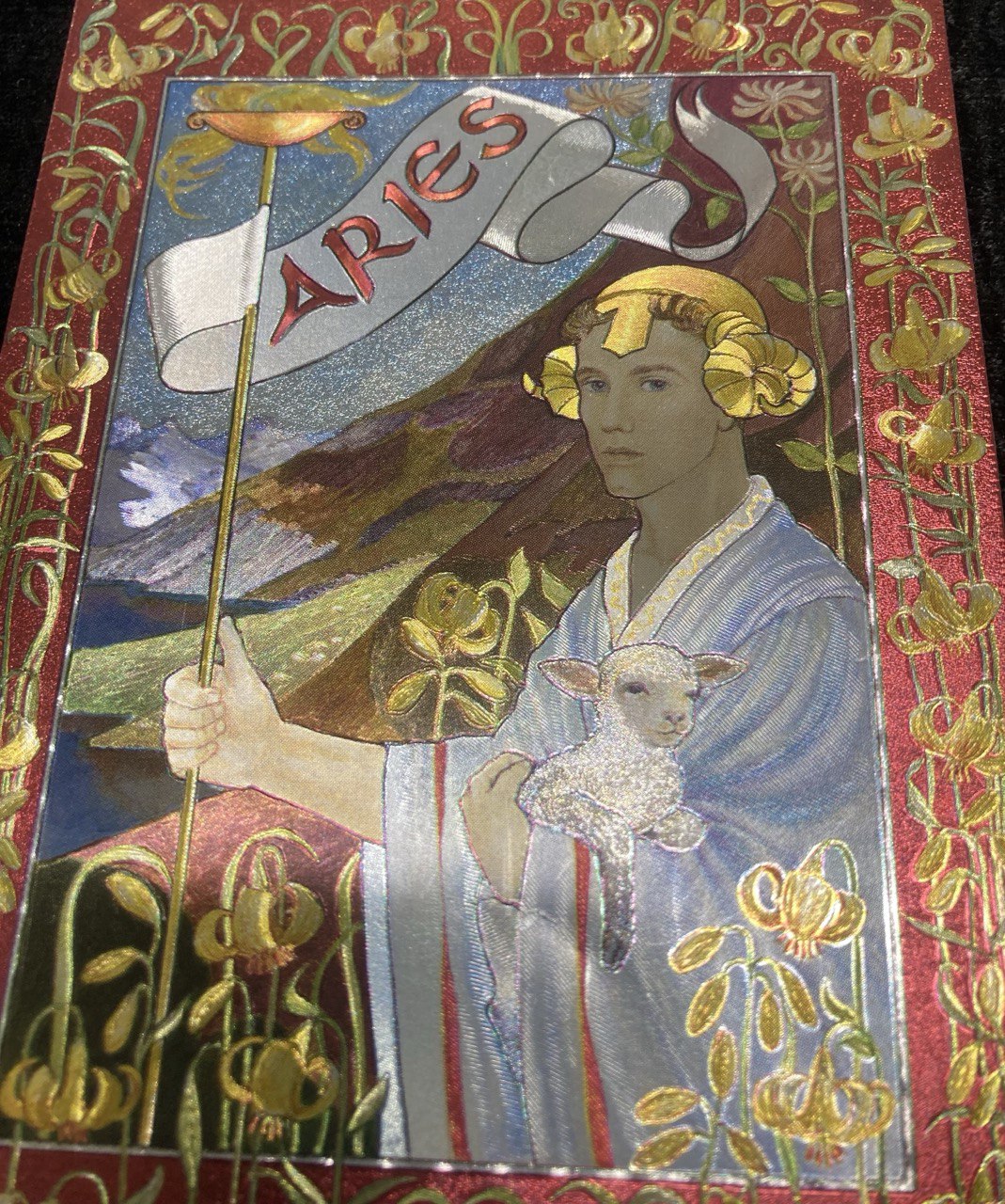 Открытка " Овен" Англия.