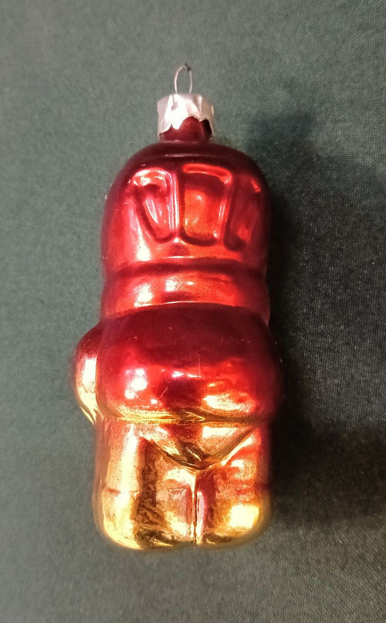 Елочная игрушка «Хоккеист», 9х4,5 см, редкая