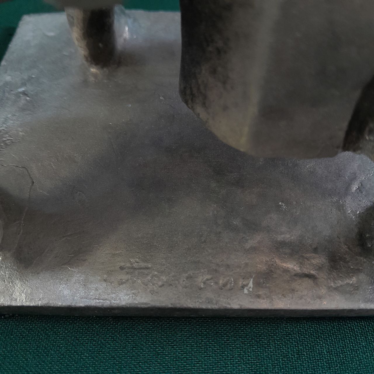 Скульптура «Ленин с Дзержинским», скульпт. Плискин, силумин, высота 22 см