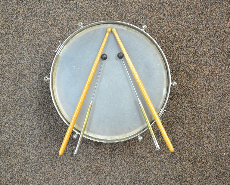 Барабан с палочками (2 пары), СССР, сер. ХХ в.