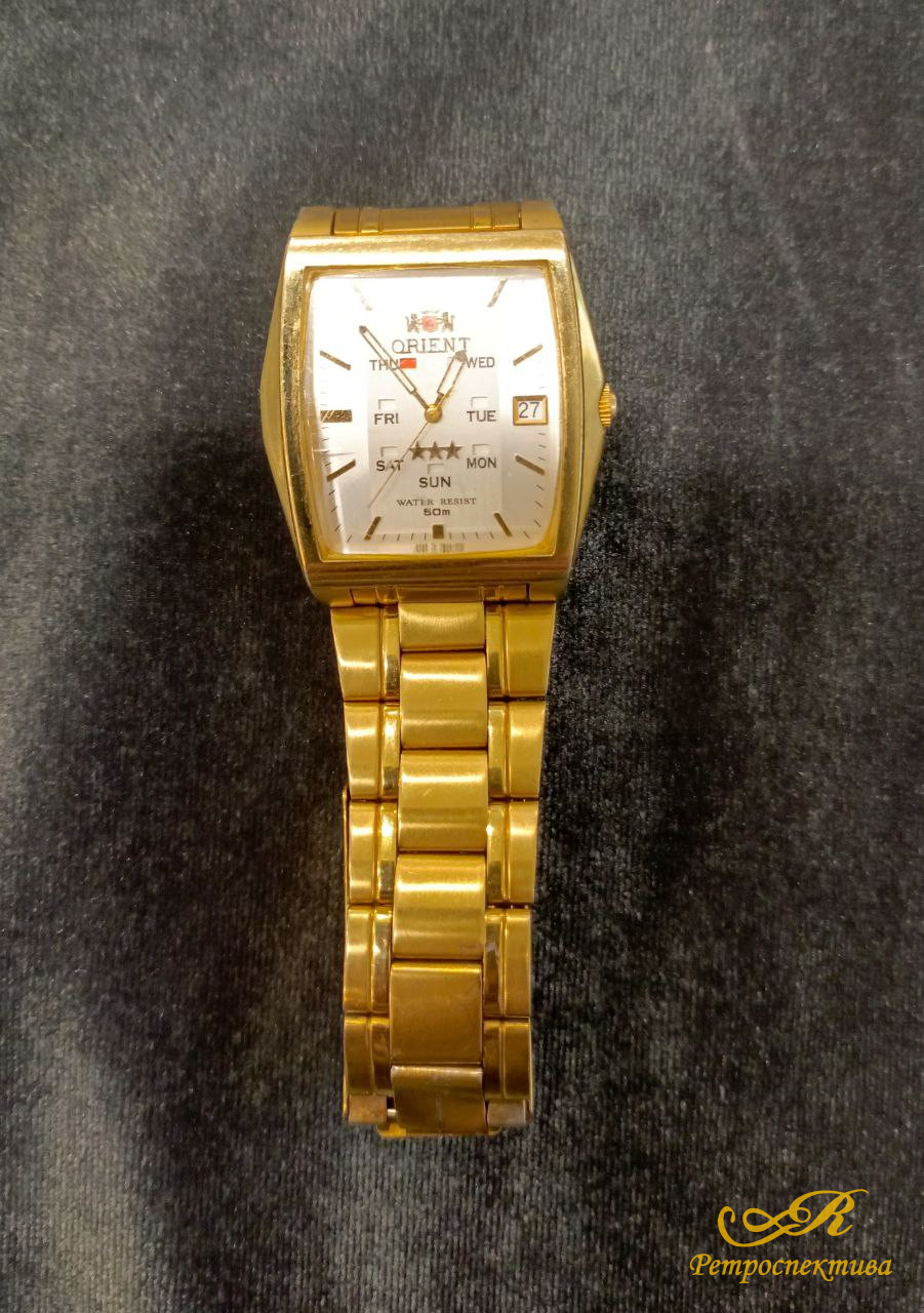 Часы наручные ORIENT Япония механика рабочие водонипроницаемые (50м)
