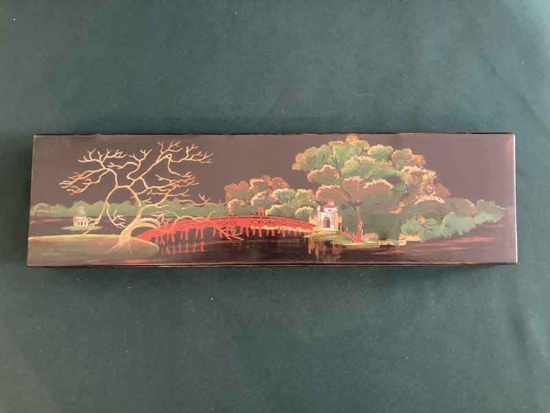 Шкатулка папье-маше, Вьетнам 50-е г.