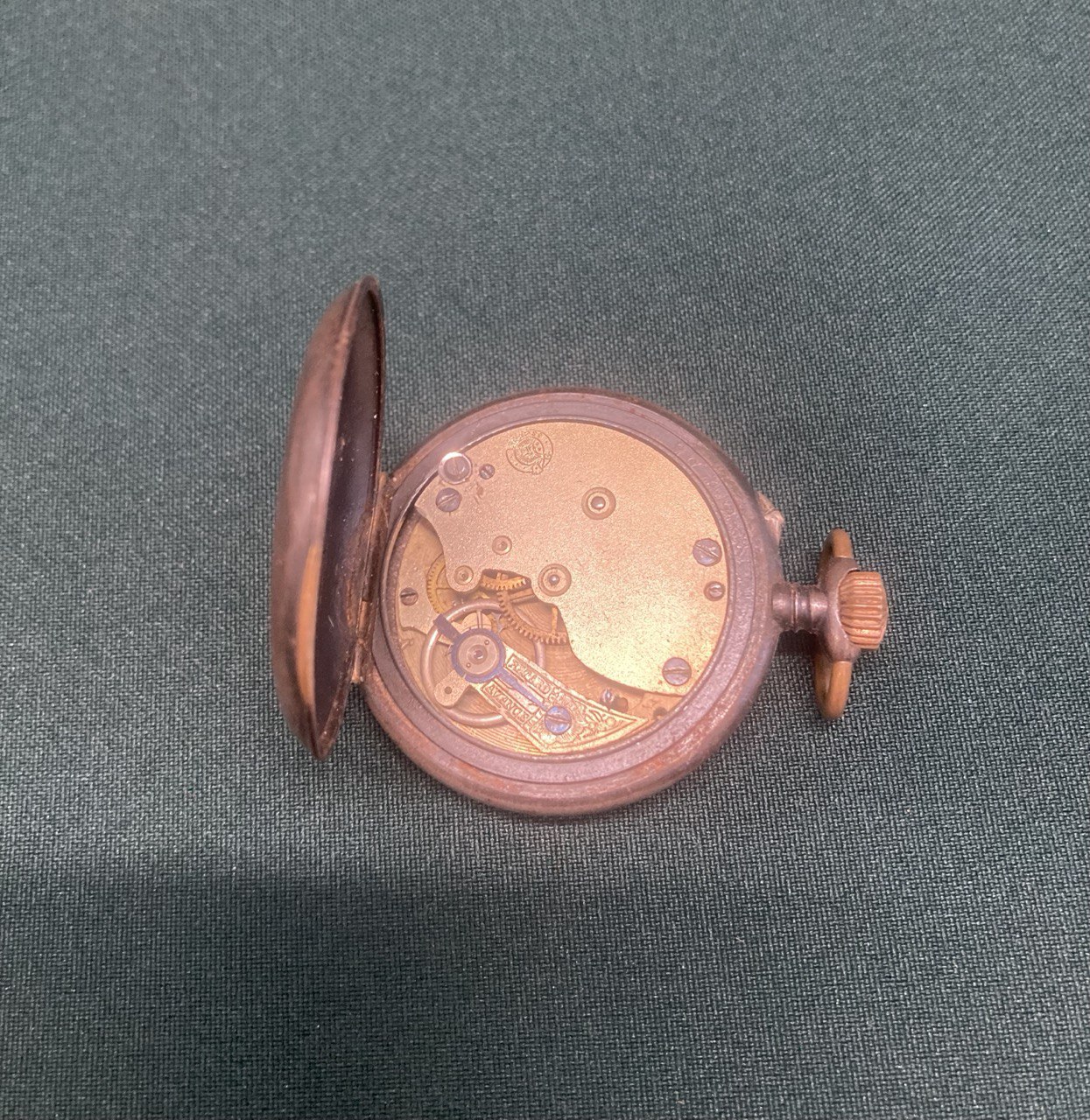 Часы карманные дореволюционные. Медные.
