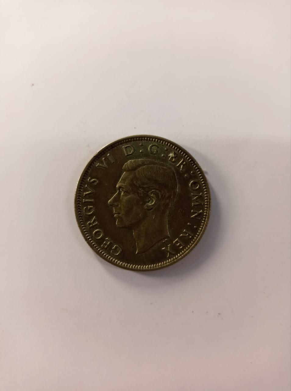 Великобритания ½ кроны, 1945 год серебро
