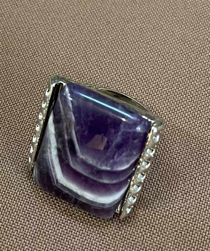 Кольцо  аметистом