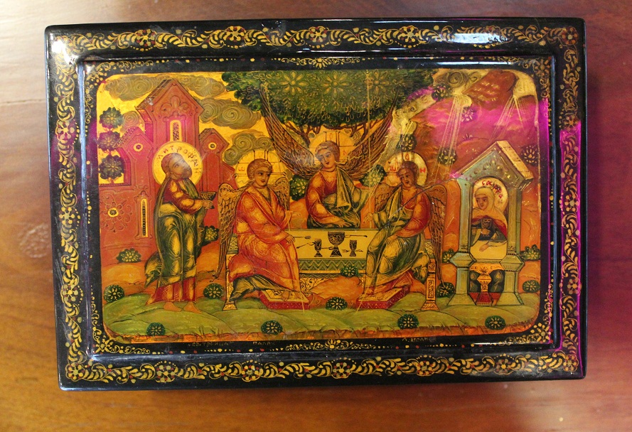 Шкатулка «Святая Троица», СССР, ХХ в., Палех