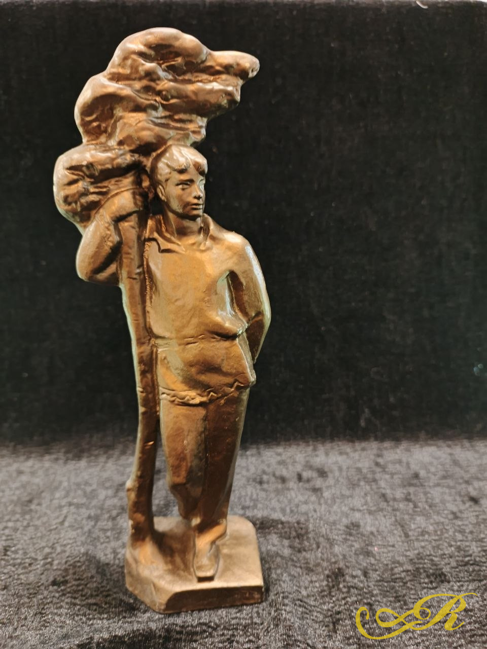 Фигурка статуэтка "Есенин в роще" 1969 год скульптор Шаров