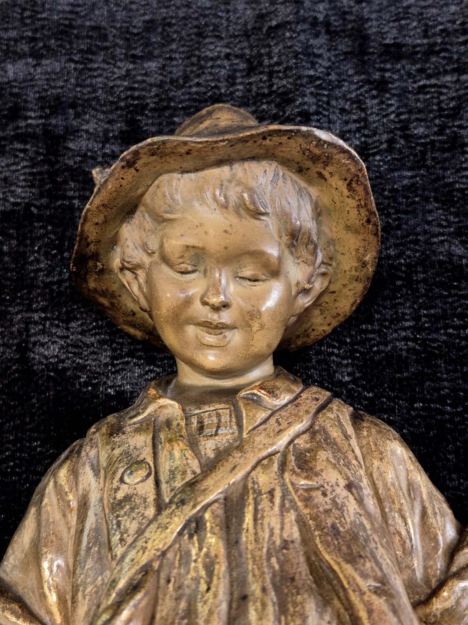 Скульптура "Юный охотник", Австрия, конец XIX - начало XX в.