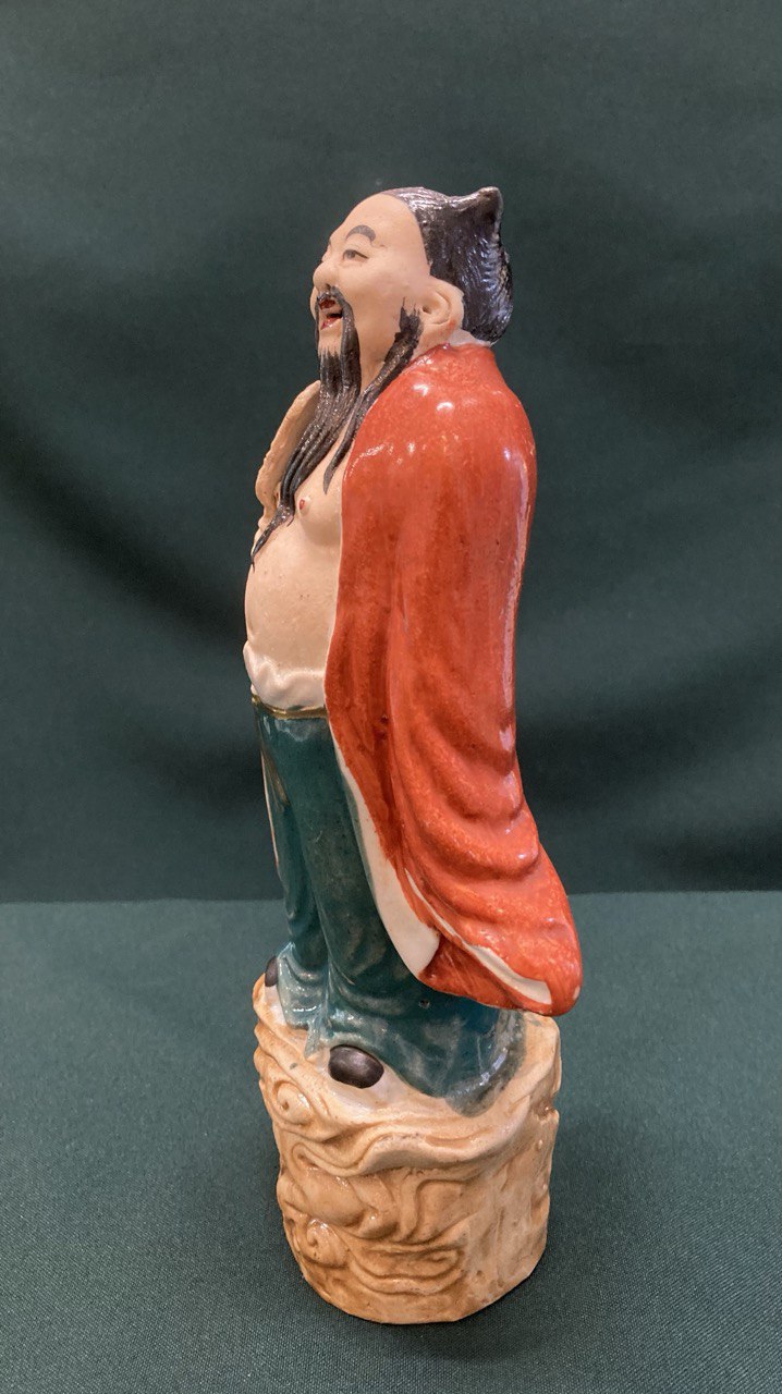 Фарфоровая статуэтка,Бессмертный Чжунли Цюань.1960г